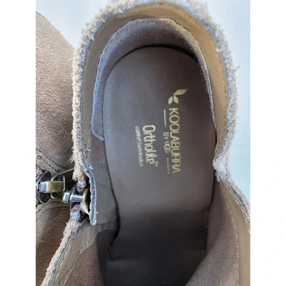 Koolaburra by Ugg Sofiya Suede Ankle Booties Boots Size 7 Amphora Brown 1096440 - Picture 9 of 11